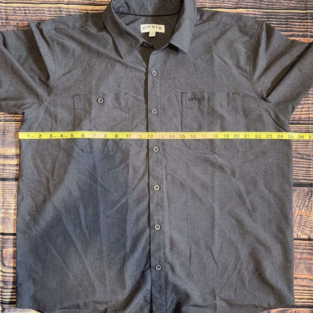 Orvis Classic Collection Button Shirt Mens XL Hiking Fishing Outdoor Short Slv - Picture 3 of 5